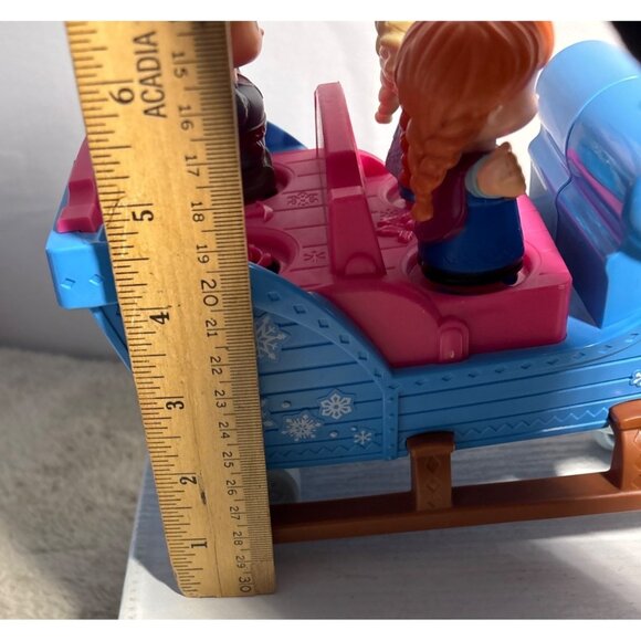 Disney Frozen Little People Sleigh Elsa Anna Kristoff Figures By Fisher-Price - Picture 9 of 10